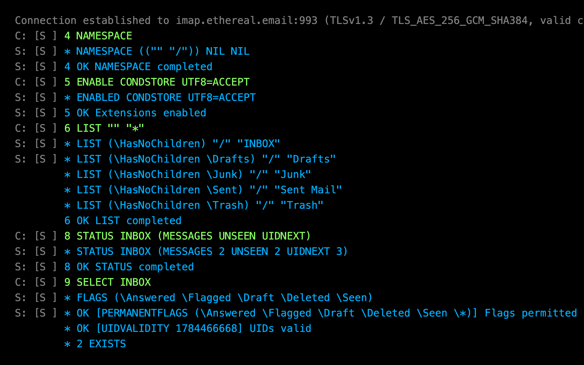 EmailEngine account page